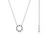 Load image into Gallery viewer, 0.25-carat-circle-round-black-diamond-pendant-in-white-gold-FDPD11271GBLACKANGLE2-0.25CT_20-NL-WG