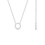 Load image into Gallery viewer, 0.25-carat-circle-round-diamond-pendant-in-FDPD11271-0.25CT -NL-WG
