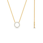 Load image into Gallery viewer, 0.25-carat-circle-round-diamond-pendant-in-FDPD11271-0.25CT -NL-YG
