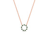 Load image into Gallery viewer, 0.25-carat-circle-round-emerald-pendant-in-rose-gold-FDPD11271GEMGRANGLE1-0.25CT_20-NL-RG