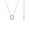 Load image into Gallery viewer, 0.25-carat-circle-round-emerald-pendant-in-rose-gold-FDPD11271GEMGRANGLE2-0.25CT_20-NL-RG