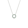 Load image into Gallery viewer, 0.25-carat-circle-round-emerald-pendant-in-white-gold-FDPD11271GEMGRANGLE1-0.25CT_20-NL-WG