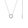 Load image into Gallery viewer, 0.25-carat-circle-round-emerald-pendant-in-white-gold-FDPD11271GEMGRANGLE2-0.25CT_20-NL-WG