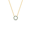 Load image into Gallery viewer, 0.25-carat-circle-round-emerald-pendant-in-yellow-gold-FDPD11271GEMGRANGLE1-0.25CT_20-NL-YG