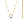 Load image into Gallery viewer, 0.25-carat-circle-round-emerald-pendant-in-yellow-gold-FDPD11271GEMGRANGLE2-0.25CT_20-NL-YG