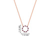 Load image into Gallery viewer, 0.25-carat-circle-round-pink-sapphire-pendant-in-rose-gold-FDPD11271GSADRPIANGLE1-0.25CT_20-NL-RG-HW