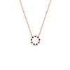 Load image into Gallery viewer, 0.25-carat-circle-round-ruby-pendant-in-rose-gold-FDPD11271GRUDRANGLE1-0.25CT_20-NL-RG