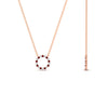 Load image into Gallery viewer, 0.25-carat-circle-round-ruby-pendant-in-rose-gold-FDPD11271GRUDRANGLE2-0.25CT_20-NL-RG