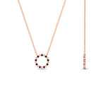 Load image into Gallery viewer, 0.25-carat-circle-round-ruby-pendant-in-FDPD11271GRUDR-0.25CT -NL-RG
