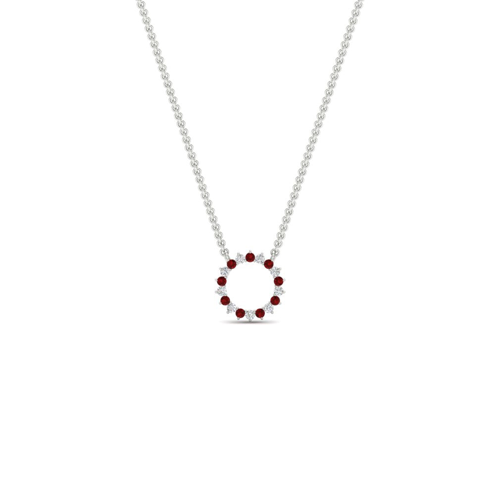 0.25-carat-circle-round-ruby-pendant-in-FDPD11271GRUDR-0.25CT -NL-WG