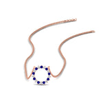 Load image into Gallery viewer, 0.25-carat-circle-round-sapphire-pendant-in-FDPD11271GSABL-0.25CT -NL-RG
