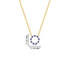 Load image into Gallery viewer, 0.25-carat-circle-round-sapphire-pendant-in-yellow-gold-FDPD11271GSABLANGLE1-0.25CT_20-NL-YG-HW