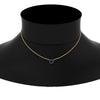 Load image into Gallery viewer, 0.25-carat-circle-round-sapphire-pendant-in-yellow-gold-FDPD11271GSABLNECK-0.25CT_20-NL-YG