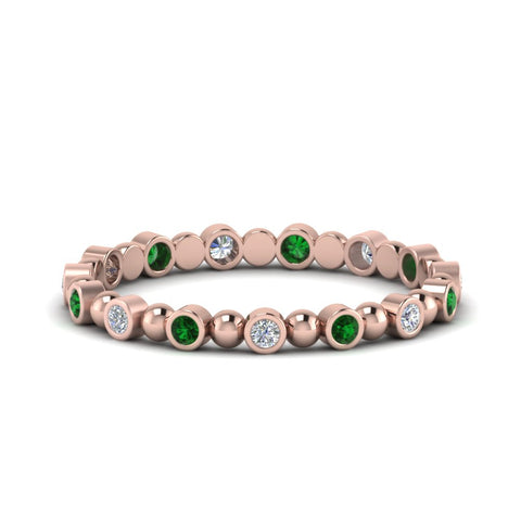 0.25-carat-diamond-bezel-bead-wedding-band-with-emerald-in-rose-gold-FDEWB123630RO(1.50MM)GEMGR-NL-RG.jpg
