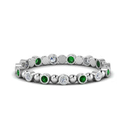 0.25-carat-diamond-bezel-bead-wedding-band-with-emerald-in-white-gold-FDEWB123630RO(1.50MM)GEMGR-NL-WG.jpg