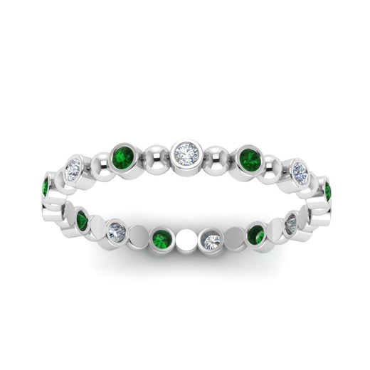 0.25-carat-diamond-bezel-bead-wedding-band-with-emerald-in-white-gold-FDEWB123630RO(1.50MM)GEMGR-NL-WG.jpg