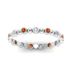 Load image into Gallery viewer, 0.25-carat-diamond-bezel-bead-wedding-band-with-orange-sapphire-in-white-gold-FDEWB123630RO(1.50MM)GSAOR-NL-WG.jpg