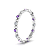 Load image into Gallery viewer, 0.25-carat-diamond-bezel-bead-wedding-band-with-purple-topaz-in-white-gold-FDEWB123630RO(1.50MM)GVITO-NL-WG.jpg
