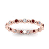 Load image into Gallery viewer, 0.25-carat-diamond-bezel-bead-wedding-band-with-ruby-in-rose-gold-FDEWB123630RO(1.50MM)GRUDR-NL-RG.jpg