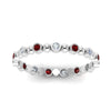Load image into Gallery viewer, 0.25-carat-diamond-bezel-bead-wedding-band-with-ruby-in-white-gold-FDEWB123630RO(1.50MM)GRUDR-NL-WG.jpg
