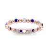 Load image into Gallery viewer, 0.25-carat-diamond-bezel-bead-wedding-band-with-sapphire-in-rose-gold-FDEWB123630RO(1.50MM)GSABL-NL-RG.jpg