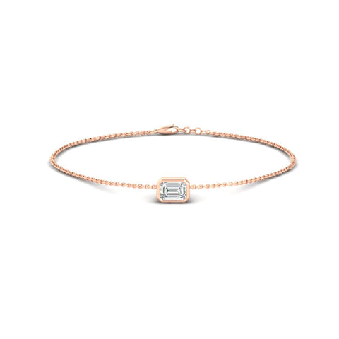 0.25-carat-emerald-cut-diamond-bezel-set-chain-bracelet-in-rose-gold-FD-BRC11133EMANGLE2-0.25CT-NL-RG