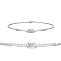 Thumbnail 22 - 0.25-carat-emerald-cut-diamond-bezel-set-chain-bracelet-in-white-gold-FD-BRC11133EM-0.25CT-NL-WG