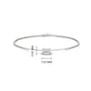 Load image into Gallery viewer, 0.25 Ct. Bezel Set Emerald Chain Bracelet