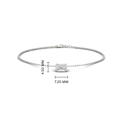 0.25-carat-emerald-cut-diamond-bezel-set-chain-bracelet-in-white-gold-FD-BRC11133EMANGLE2-0.25CT-NL-WG-HW