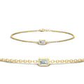 Thumbnail 42 - 0.25-carat-emerald-cut-diamond-bezel-set-chain-bracelet-in-yellow-gold-FD-BRC11133EM-0.25CT-NL-YG
