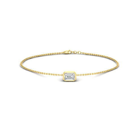 0.25-carat-emerald-cut-diamond-bezel-set-chain-bracelet-in-yellow-gold-FD-BRC11133EMANGLE2-0.25CT-NL-YG