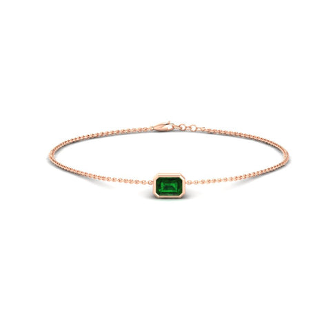 0.25-carat-emerald-cut-emerald-bezel-set-chain-bracelet-in-rose-gold-FD-BRC11133EMGEMGRANGLE2-0.25CT-NL-RG