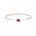 Thumbnail 11 - 0.25-carat-emerald-cut-pink-sapphire-bezel-set-chain-bracelet-in-rose-gold-FD-BRC11133EMGSADRPIANGLE2-0.25CT-NL-RG