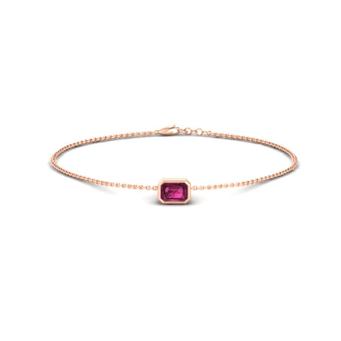 0.25-carat-emerald-cut-pink-sapphire-bezel-set-chain-bracelet-in-rose-gold-FD-BRC11133EMGSADRPIANGLE2-0.25CT-NL-RG