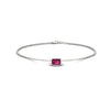 Load image into Gallery viewer, 0.25 Ct. Bezel Set Emerald Chain Bracelet