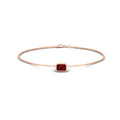 Thumbnail 19 - 0.25-carat-emerald-cut-ruby-bezel-set-chain-bracelet-in-rose-gold-FD-BRC11133EMGRUDRANGLE2-0.25CT-NL-RG