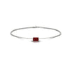 Load image into Gallery viewer, 0.25 Ct. Bezel Set Emerald Chain Bracelet