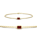 Thumbnail 58 - 0.25-carat-emerald-cut-ruby-bezel-set-chain-bracelet-in-yellow-gold-FD-BRC11133EMGRUDR-0.25CT-NL-YG