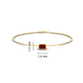 Thumbnail 60 - 0.25-carat-emerald-cut-ruby-bezel-set-chain-bracelet-in-yellow-gold-FD-BRC11133EMGRUDRANGLE2-0.25CT-NL-YG-HW