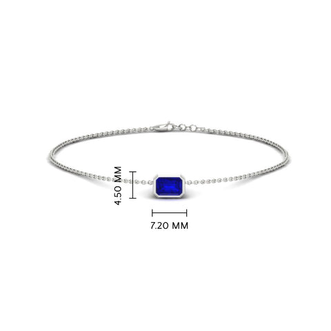 0.25-carat-emerald-cut-sapphire-bezel-set-chain-bracelet-in-white-gold-FD-BRC11133EMGSABLANGLE2-0.25CT-NL-WG-HW