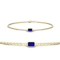Thumbnail 46 - 0.25-carat-emerald-cut-sapphire-bezel-set-chain-bracelet-in-yellow-gold-FD-BRC11133EMGSABL-0.25CT-NL-YG