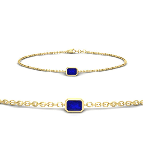 0.25-carat-emerald-cut-sapphire-bezel-set-chain-bracelet-in-yellow-gold-FD-BRC11133EMGSABL-0.25CT-NL-YG