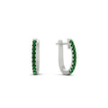 Thumbnail 68 - 0.25-carat-emerald-huggie-hoop-earrings-in-white-gold-FDEAR11260GEMGRANGLE2-0.25-NL-WG