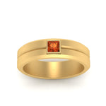 Load image into Gallery viewer, Mens Princess Cut Solitaire Wedding Ring
