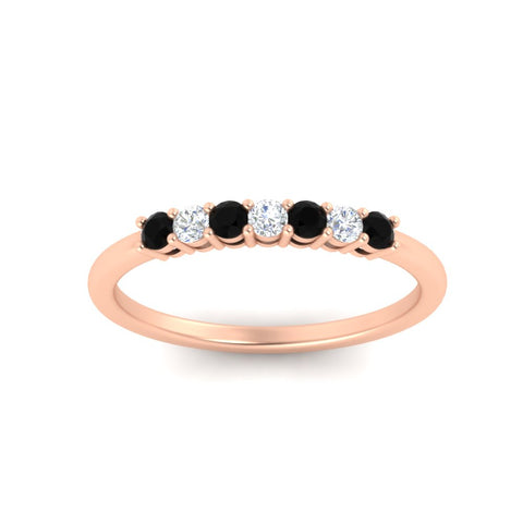 0.25-carat-round-black-diamond-7-stone-wedding-band-in-rose-gold-FD8008B7GBLACKANGLE5-0.25CT-NL-RG