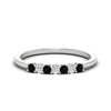 Load image into Gallery viewer, 0.25-carat-round-black-diamond-7-stone-wedding-band-in-white-gold-FD8008B7GBLACK-0.25CT-NL-WG
