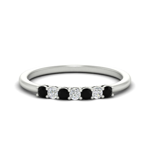 0.25-carat-round-black-diamond-7-stone-wedding-band-in-white-gold-FD8008B7GBLACK-0.25CT-NL-WG