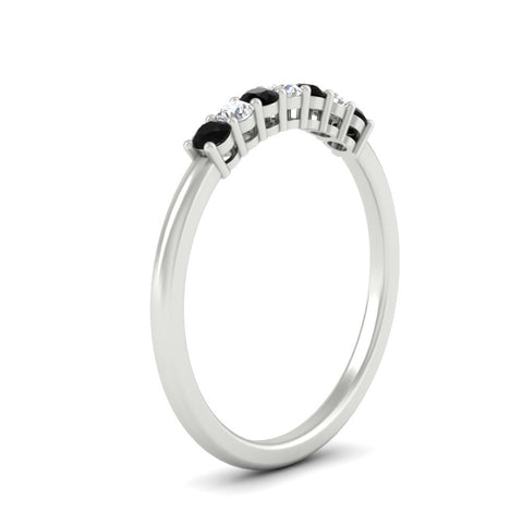 0.25-carat-round-black-diamond-7-stone-wedding-band-in-white-gold-FD8008B7GBLACKANGLE2-0.25CT-NL-WG