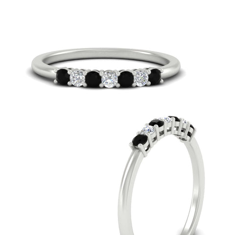 0.25-carat-round-black-diamond-7-stone-wedding-band-in-white-gold-FD8008B7GBLACKANGLE3-0.25CT-NL-WG
