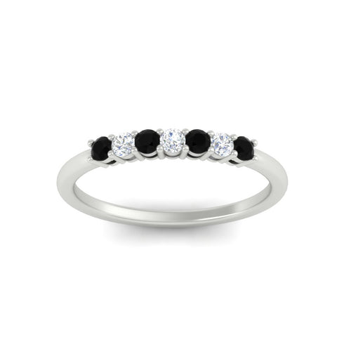 0.25-carat-round-black-diamond-7-stone-wedding-band-in-white-gold-FD8008B7GBLACKANGLE5-0.25CT-NL-WG